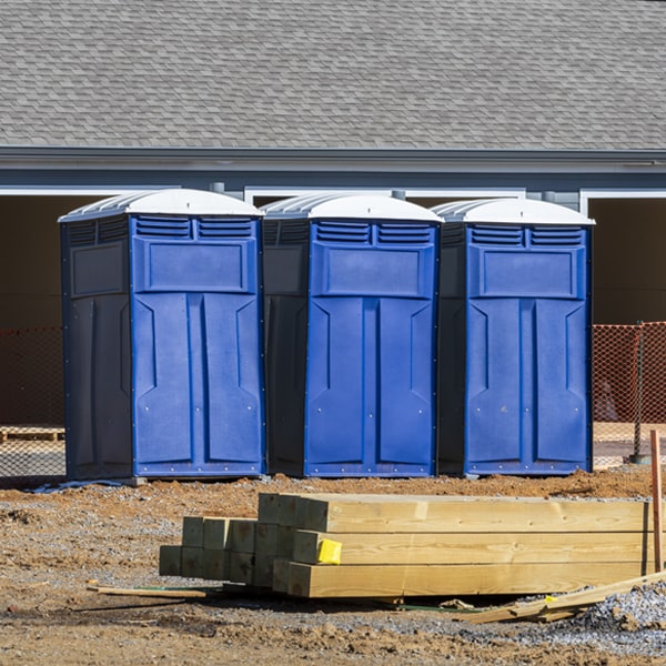 what is the cost difference between standard and deluxe porta potty rentals in Blossburg Pennsylvania